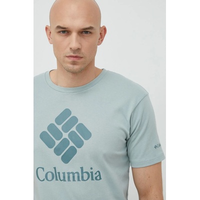 Columbia Спортна тениска Columbia Pacific Crossing II в тюркоазено с принт 2036472 (2036472)