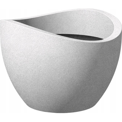 Scheurich Kvetináč plast sivý 30 x 30 x 22 cm