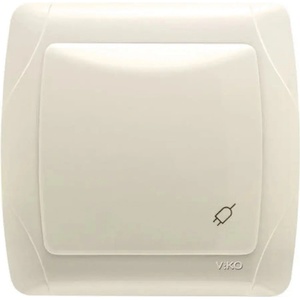 VIKO КОНТАКТ ЕДИНИЧЕН С КАПАК VIKO BY PANASONIC Carmen (8691138148041)