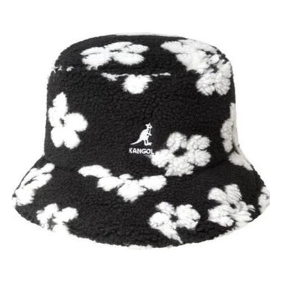 Kangol Floral Fleece Bucket Black/White