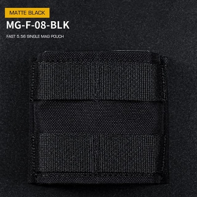 Wosport Fast type Single molle na 5.56 zásobníky M4/M16, krátká černá