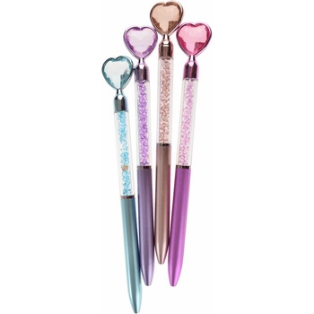 Химикал сърце с цветни камъчета