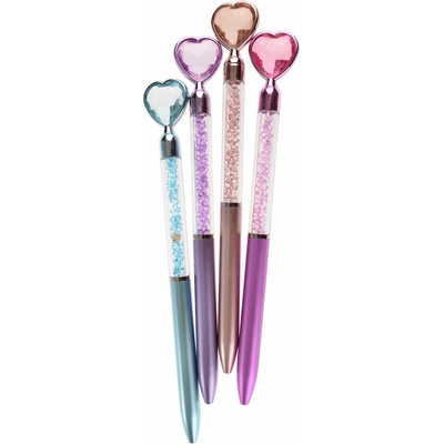 Химикал сърце с цветни камъчета