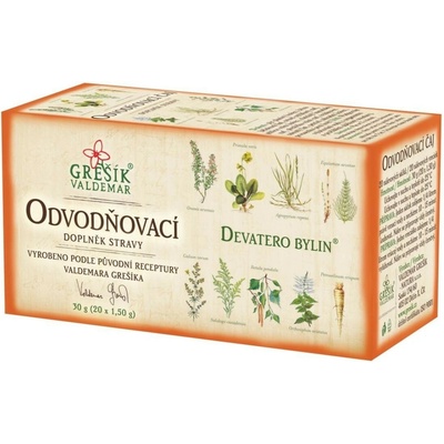 Grešík Odvodňovací bylinný porcovaný čaj 30 g