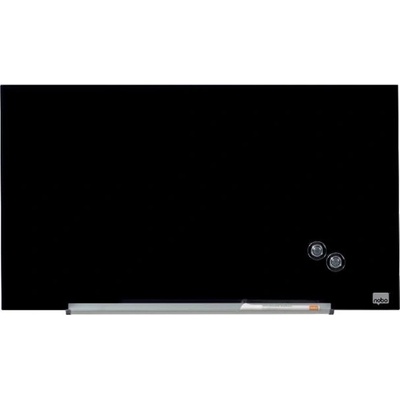 Nobo NOBO Sklenená tabuľa Diamond čierna 31”, 680x380mm