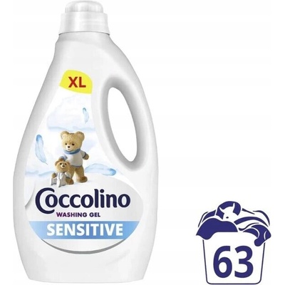 Coccolino Sensitive univerzálny prací gél 2,52 l 63 PD