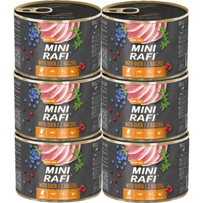 Dolina Noteci Mini Rafi s kachnou 6 x 185 g