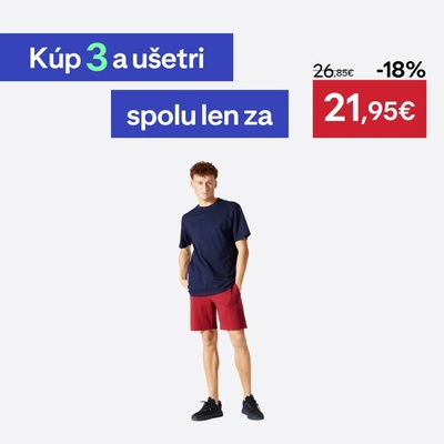 Domyos pánske tričko s okrúhlym výstrihom a krátkymi rukávmi modro-čierne