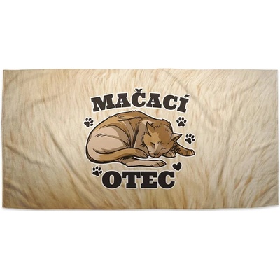 Sablio ručník kočičí táta 50 x 100 cm