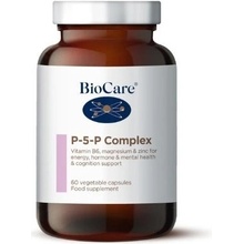 BioCare P-5-P Vitamín B6 + Vitamín B2 riboflavín horčík a zinok 60 kapsúl