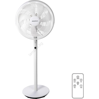 Aigostar - Подов вентилатор 45W/230V бял с DO (AI1132)