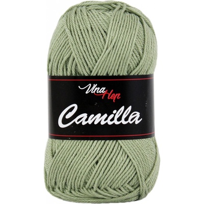 Vlna-hep Příze Camilla - bavlna Camilla: 8166 Světle olivovo-šedá