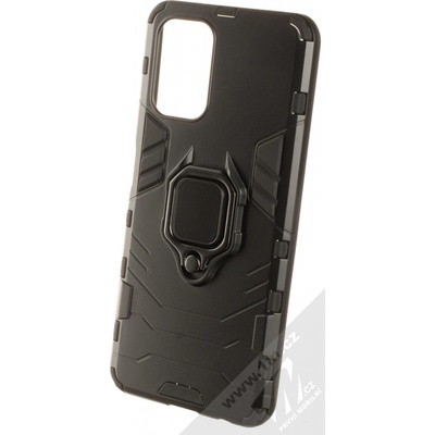 Pouzdro 1Mcz Armor Ring s držákem na prst Xiaomi Redmi Note 10, Redmi Note 10S, Poco M5s černé