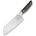 Dellinger Нож Сантоку SANDVIK GREEN NORTHERN SUN 18, 5 cм, Dellinger (DNGRKH171)