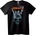 NOONEBRAND Тениска Metallica Skull Rock ръка - L, White