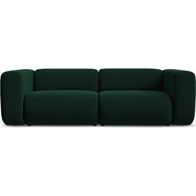 makamii Тъмнозелен кадифен диван 228 cm Ekahi - Makamii (EKAHI_3S_3_P1_C24)