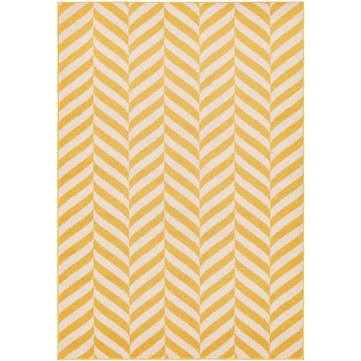 Asiatic Carpets Жълт килим 150x80 cm Muse - Asiatic Carpets (MUSE0801500008)