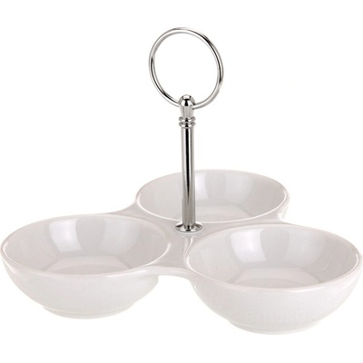 Koopman Miska servírovací s držákem porcelán 3x14 cm