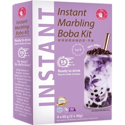 O's Bubble taro tea sada na snadnou přípravu 4 x 60 g