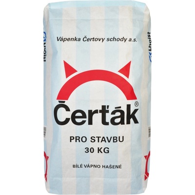 Vápno Čerťák hašené CL 90 bílé pro stavbu 30 kg