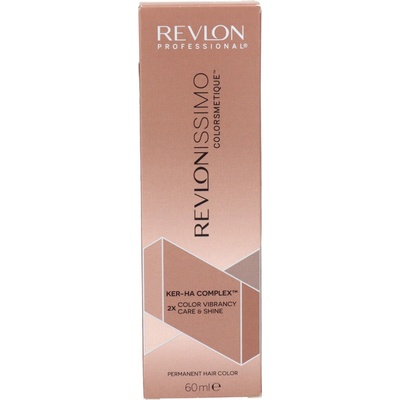 Revlon Revlonissimo Colorsmetique Permanent Hair Color barva na vlasy HC6.25 Dark Iridescent Mahogany Blonde 60 ml