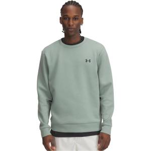 Under Armour Тениска Under Armour Men's Unstoppable Fleece Long-Sleeve T-Shirt - Green/Black