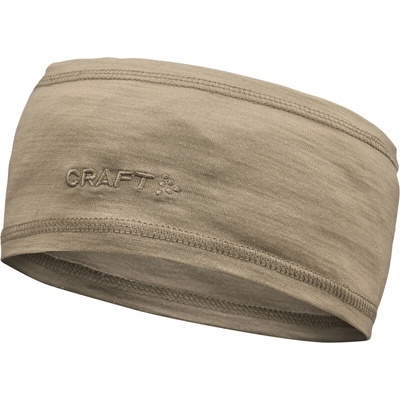 Craft Corporate Essence Wool Headband merino vlna COT816633h22ze-taupe Taupe