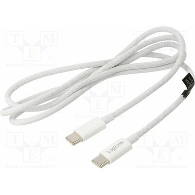 Logilink CU0341 USB 2.0 USB C vidlice z obou stran 1m bílý