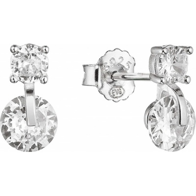 Pavona Elegantní stříbrné náušnice se zirkony 11432.1 crystal