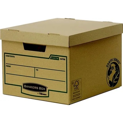 Fellowes Контейнер за документи, картонен, стандартен, "BANKERS BOX EARTH SERIES by FELLOWES" 4470601 (4470601)