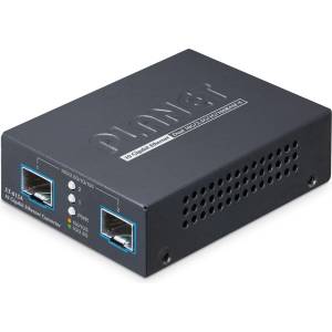 PLANET 2-Port 10G/2.5G/1G/100BASE-X мрежов медиен конвертор Черен (XT-815A)