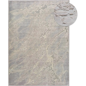 Universal Сиво-бежов килим от вискоза Margot Marble, 140 x 200 cm - Universal (45226)