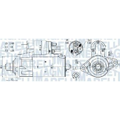Startér MAGNETI MARELLI 063721584010
