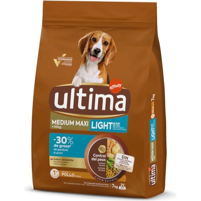 Ultima Medium Maxi Light Adult Chicken 2 x 7 kg
