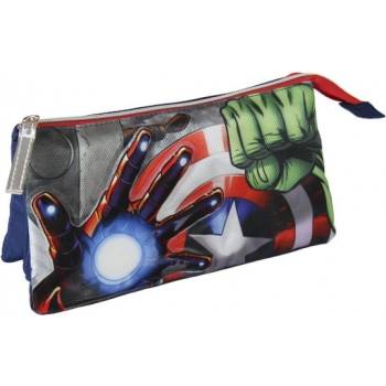 Image 1 of Cerda - Ученически несесер с 3 отделения Avengers