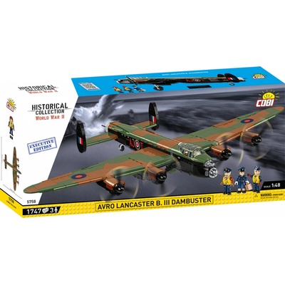 COBI 5758 World War II Britský ťažký bombardér AVRO Lancaster B. III Dambuster