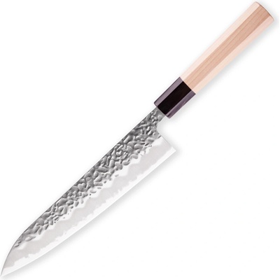 Hokiyama Nůž Gyuto/Chef Hokiyama-Tosa-Ichi Saiun Tsuchime 210 mm magnolia