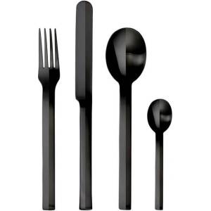 Herdmar (Португалия) Прибори за хранене HERDMAR TINTIM с черно PVD покритие - 24 части - черни (Herdmar 172-3024-0117-200-00A8)