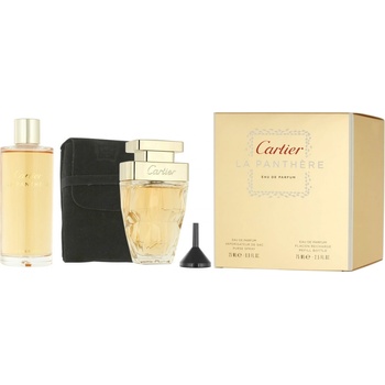 Cartier La Panthere EDP plnitelná 25 ml + náplň 75 ml + saténový sáček dárková sada