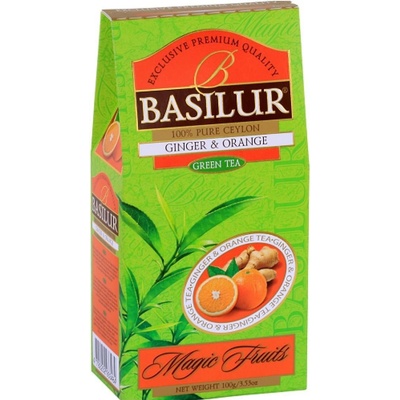 Basilur Magic Green Ginger Orange papier 100 g