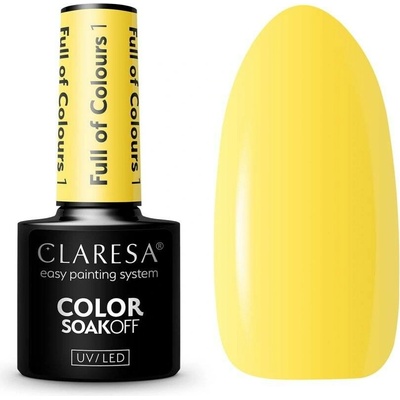Claresa Gél lak Full of Colours 1 5 g