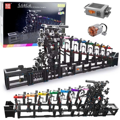 LeanToys Kuličková dráha s elektromotorem 2520ks