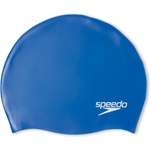 Speedo Шапка за плуване Speedo Plain Moulded Silicone Cap Junior Swim cap - Royal Blue - размер One Size (581-0064-0711)
