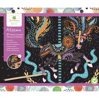 Vyškrabávanie Koní a Jednorožcov