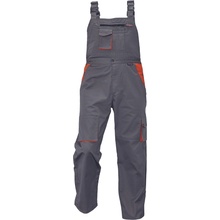 Australian Line Desman Pánske pracovné nohavice s trakmi oranžová