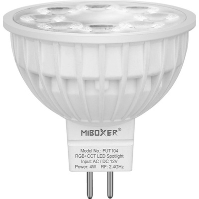 Miboxer LED stmívatelná žárovka MR16, RGB+CCT, 4W, 2.4GHz, FUT104