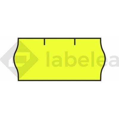Labelea Samolepiace etikety do klieští, 26x12 mm Contact farebné signálne, Farba etikiet Signálna žltá ECI2612CON36SY