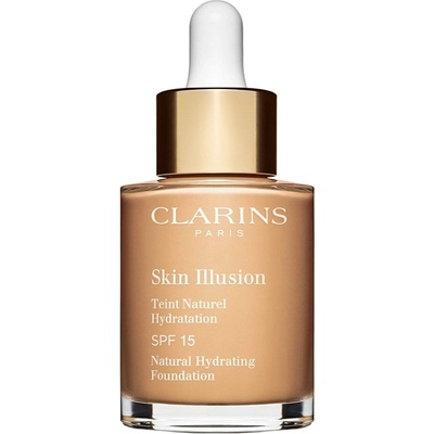 Clarins Skin Illusion Natural Hydrating Foundation rozjasňujúci hydratačný make-up SPF15 106 Vanilla 30 ml