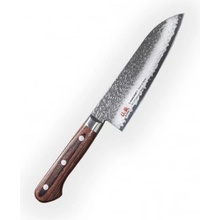 Suncraft nůž Santoku Senzo Universal Tsuchime Damascus 165 mm