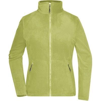 James&Nicholson dámska fleecová mikina JN781 Lime Green